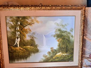 Quadro con paesaggio