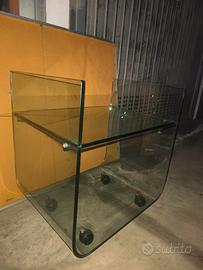 Tavolino cristallo per TV