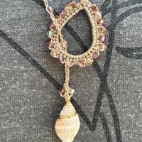 collana all' uncinetto 