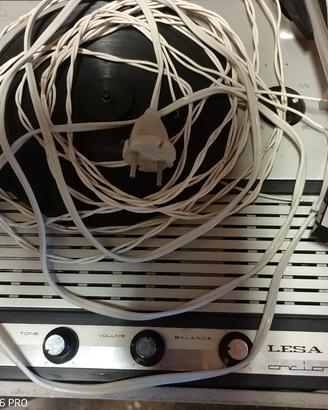 Stereo LESA anni "70" Orione, da revisionare.