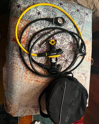Set erogatori, fruste e manometro Mares