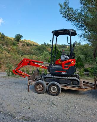 Mini escavatore kubota 15 3 