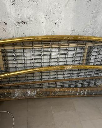 Letto matrimoniale in ottone anni ’80