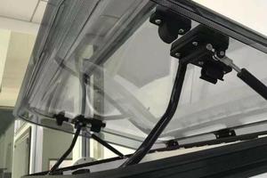 Oblò panoramico 800x500 con luci a LED 12V