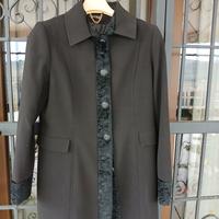 cappotto misto lana tag 46 buono colore nero a dos