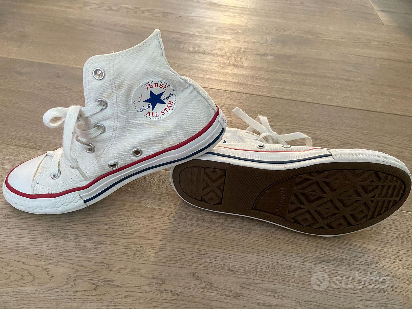 Converse bianche e outlet marroni