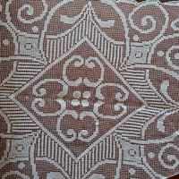 Centrotavola rettangolare vintage fatto a telaio