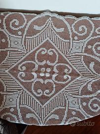 Centrotavola rettangolare vintage fatto a telaio