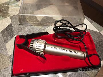 Microfono Senheiser MD 200 anni 80
