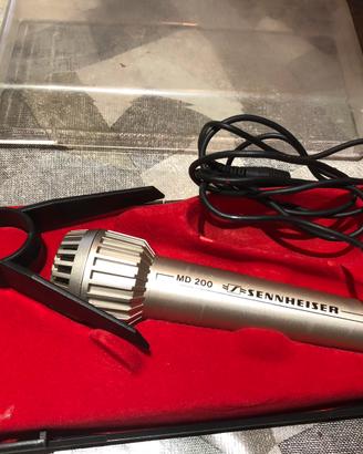 Microfono Senheiser MD 200 anni 80