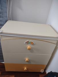 due Cassettiere per cameretta dei Bambini