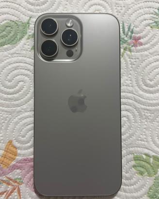 Iphone 16 pro max 256 gb silver + cover originale
