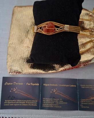 Bracciale oro vegetale