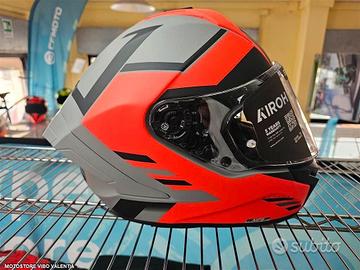 Casco integrale airoh matryx thron orange matt