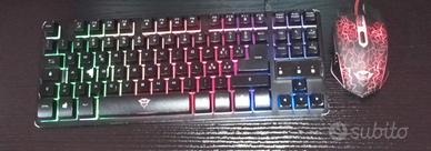 mouse + tastiera trust gxt 