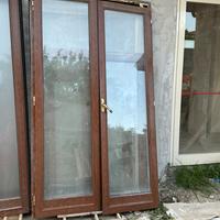 Porta finesta alluminio 230x140 disponibili 3