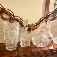 SET6pz CRISTALLO (bott.liquori-vasi-decanter-ciot)