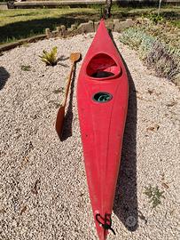 Canoa kayak rossa NOVA