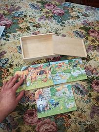 gioco puzzle in legno 