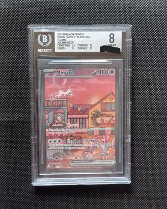Carta Pokemon Mew Ex 151 Bgs 8 Italiano 