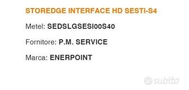 Interfaccia storedge