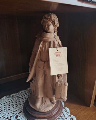 scultura statua terracotta di Luciano Paoletta B. 