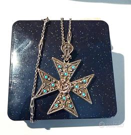 Collana Vintage Croce di Malta