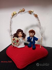 coppia di sposi amigurumi
