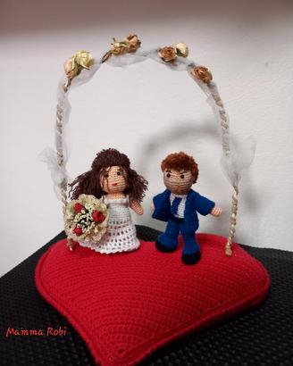 coppia di sposi amigurumi