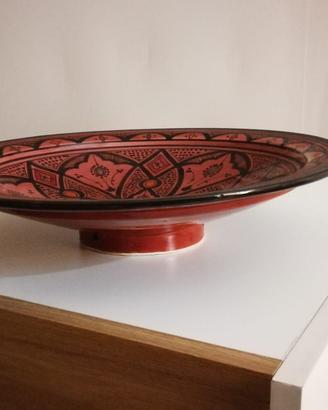 Piatto ceramico marocchino fatto a mano