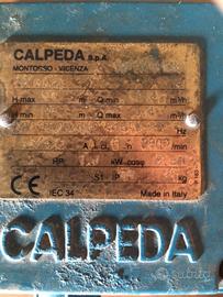 CALPEDA POMPA CENTRIFUGA NM 3/BE