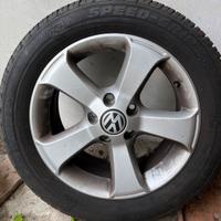 4 Cerchi Lega 16" Golf 7 3C1071496B + Gomme Winter