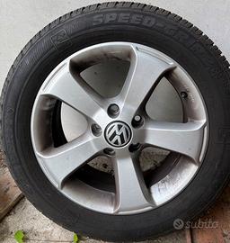 4 Cerchi Lega 16" Golf 7 3C1071496B + Gomme Winter