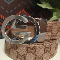 GUCCI Men's Logo Canvas GG Supreme BELT/ Cruise 
