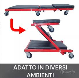 Carrello Sgabello Lettino Sottoauto 2 in 1 da Offi