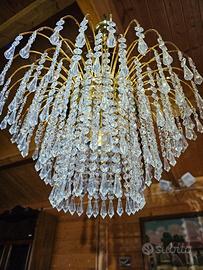 lampadario in cristallo swarovski