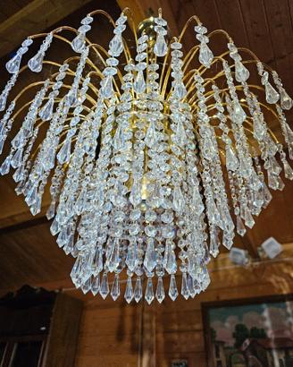lampadario in cristallo swarovski