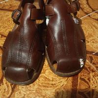 Sandali uomo canguro numero 40 in pelle