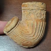 Pipa antica in argilla 