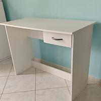 Scrivania ufficio studio cameretta bambini bianca 