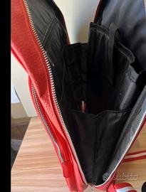 zaino bombata colore rosso dimensioni 46x30x11