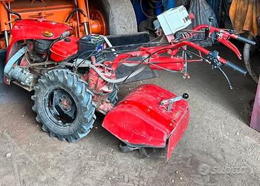 Motocoltivatore nibbi con fresa e aratro 13 cv