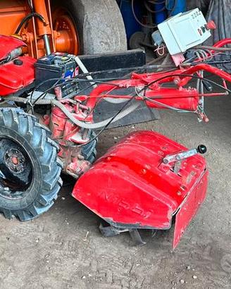 Motocoltivatore nibbi con fresa e aratro 13 cv