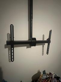 Braccio telescopico a soffitto per tv