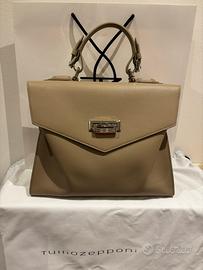 Borsa a mano,con tracolla,vera pelle Made in Italy