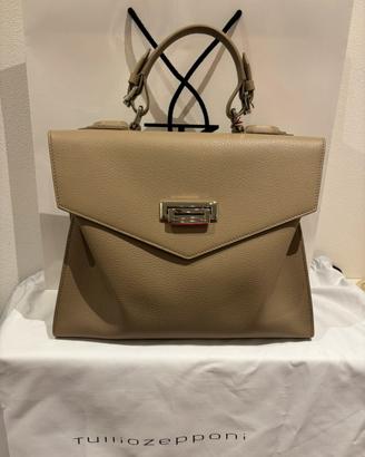 Borsa a mano,con tracolla,vera pelle Made in Italy
