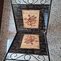 Portariviste metallo shabby chic