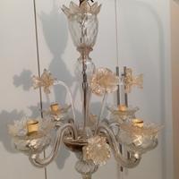 lampadario vetro Murano 
