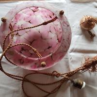 Lampadario G.E.B Kunstglas Art Deco