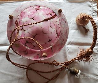 Lampadario G.E.B Kunstglas Art Deco